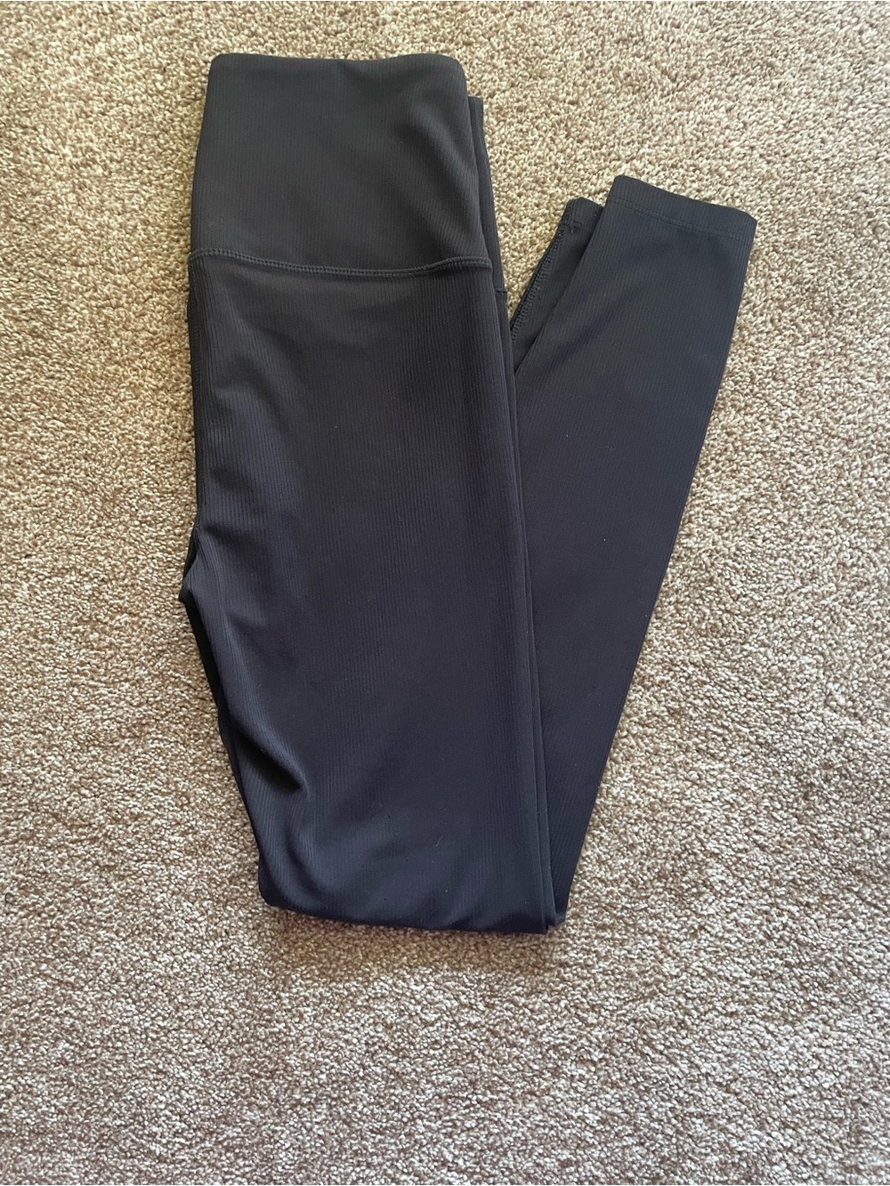 all in motion Black Kids Ribbed Leggings
